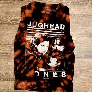 CUSTOM! Acid Washed, Thrashed Riverdale Muscle Tee